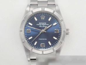 Thumbnail von Rolex Air King 34 Mm 14010m 2001/02 Edelstahl Automatik Medium Stahl Stainless Steel Oyster-band Blue Dial