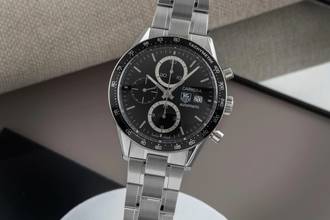  TAG Heuer Carrera Calibre 16 Chronograph Stahl Automatik Herrenuhr Ref. CV2010.BA0788 