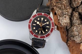 Thumbnail von Tudor Black Bay Heritage Black Bay Smiley Dial Automatik Herrenuhr Ref. 79220R B&P 2012