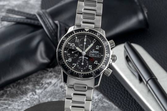  Sinn 103 ST Chronograph Stahl Automatik Ref. 103 St Sa Ar B&P 