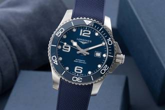  Longines HydroConquest Hydro Conquest Stahl Automatik Herrenuhr Ref. L3.782.4.96.9 B&P 2024 