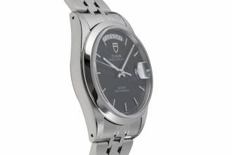 Thumbnail von Tudor Prince Date Day Black Dial Edelstahl Automatik Ref. 76200 Papiere 2013