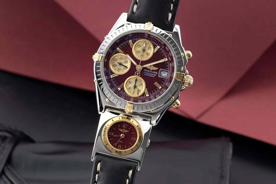  Breitling Chronomat GT UTC Chronograph Stahl / Gold Automatik Herren Ref. B13350 