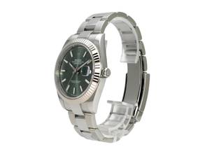  Rolex Datejust 41 Edelstahl Weißgold 126334 Mint Green 