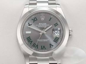 Thumbnail von Rolex Datejust 41 41mm 126300 2025 Wimbledon Edelstahl Automatik Stahl Stainless Steel Oyster-band Chronometer