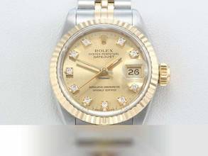Thumbnail von Rolex Lady-Datejust Edelstahl Gelbgold 750 Diamanten Automatik Gold Stahl Damen Stainless Steel 18kt Yellow Gold Jubilé-band Chronometer Oyster