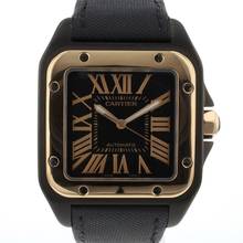  Cartier Santos 100 XL Blacksteel PVD Rose Gold 