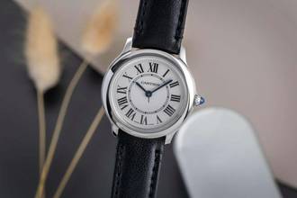 Thumbnail von Cartier Ronde de Cartier Stahl Quarz Damenuhr Ref. WSRN0030 Box & Papiere 2022