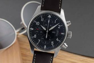 Thumbnail von IWC Fliegeruhr Chronograph Pilot Fliegeruhr Chronograph Automatik Herrenuhr Ref. IW377701