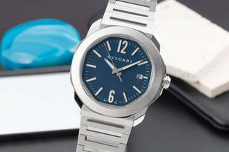  Bulgari Octo Roma Stahl Automatik Herrenuhr Ref. 103739 - OC 41 S Box & Papiere 