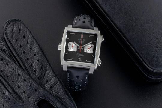  TAG Heuer Monaco Chronograph Stahl Automatik Ref. CAW211Z.FC6470 Limited B&P 