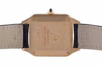 Thumbnail von Cartier Santos Dumont 18k Rotgold Quarz Damenuhr WGSA0022 4212