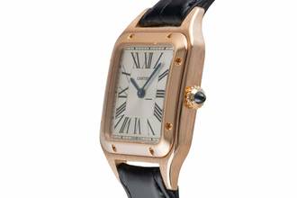 Thumbnail von Cartier Santos Dumont 18k Rotgold Quarz Damenuhr WGSA0022 4212