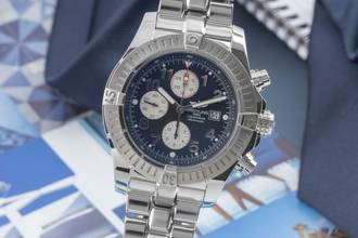  Breitling Super Avenger Chronograph Edelstahl Automatik Ref. A13370 