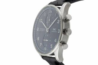 Thumbnail von IWC Portugieser Chronograph Automatik Stahl Ref. IW371609 B&P 2021