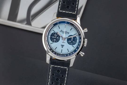  Breitling Top Time X Triumph Stahl Automatik Herrenuhr Ref. A23311121C1X1 B&P 