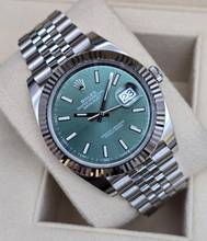 Thumbnail von Rolex Datejust 41 41mm 126334-0028 - Mint Green Jubilee Like New Condition Full Set 11-2023