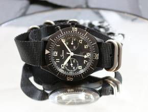 Thumbnail von Sinn 155 S Revolution II Limited Edition Full Set tegimentiert schwarz Hartstoff beschichtet