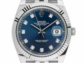 Thumbnail von Rolex Datejust 41 Ref.126334 2025 Full Set Ungetragen Datejust Diamanten Stahl 18kt Weißgold