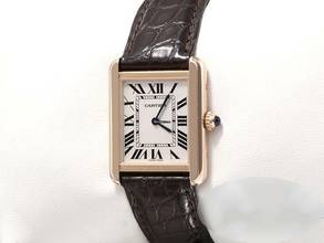 Thumbnail von Cartier Tank Solo Edelstahl Rosegold 750 2017 W5200024 Stahl Steel 18kt Rose Gold Damen