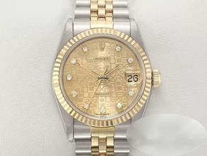 Thumbnail von Rolex Datejust 31 31mm Medium 68273 Stahl Gelbgold 750 Diamanten Automatik Stainless Steel 18kt Yellow Gold Jubilé-band Chronometer Oyster