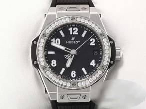 Thumbnail von Hublot Big Bang One Click 39mm 465.sx.1170.rx.1204 Stahl Diamanten Automatik Black Dial