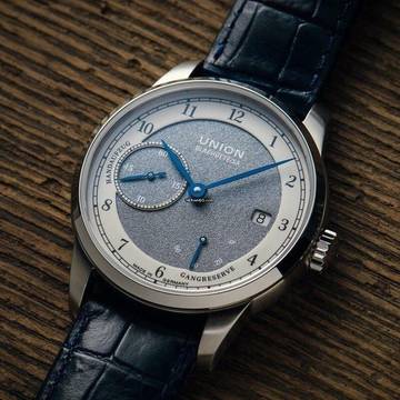  Union Glashütte 1893 Johannes Dürrstein Edition Power Reserve NEW FULL SET 