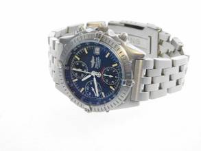 Thumbnail von Breitling Blackbird Chronomat Blackbird Serie Speziale original Pilotband mattiert wie Neu