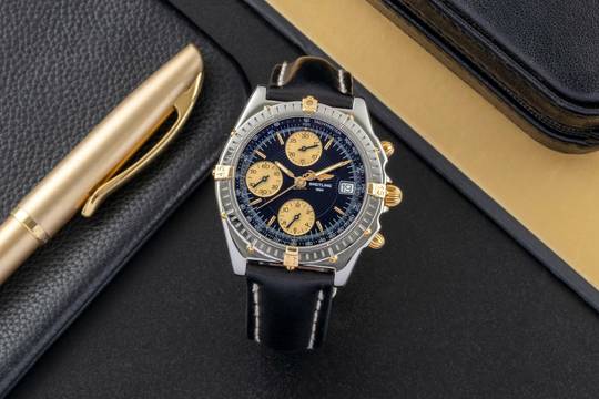  Breitling Chronomat Chronograph Stahl / Gold Automatik Herrenuhr Ref. B13050.1 