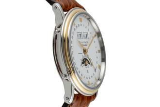 Thumbnail von Blancpain Villeret Moonphase Triple Calendar Moonphase Stahl Automatik Ref. 6595