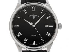  Erhard Junghans Tempus Ref.028/4721.00 2020 Full Set sehr gut Vintage Tempus Leder Faltschließe 