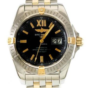 Breitling Cockpit Galactic Edelstahl/Gold Big Date Automatik Ref. B49350