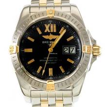  Breitling Cockpit Galactic Edelstahl/Gold Big Date Automatik Ref. B49350 