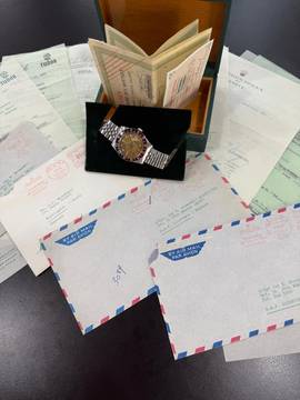  Rolex GMT-Master 6542 Full Set + Rolex Correspondences Original Dial & Bakelite Bezel c. 1959 