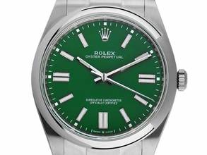 Thumbnail von Rolex Oyster Perpetual 41 Ref.124300 2024 Full Set Ungetragen Oyster Perpetual Green Dial
