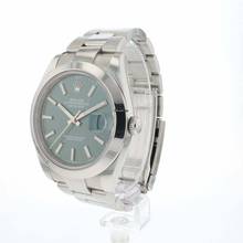  Rolex Datejust 41 Oyster Mint Green 