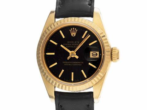  Rolex Lady-Datejust Ref.6917 1983 Box&Beschreibung Original Unpoliert Datejust Lady 18kt Gelbgold open 6/9 