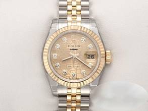 Thumbnail von Rolex Lady-Datejust 179173 2011 Stahl Gelbgold 750 Diamant Automatik