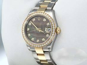  Rolex Datejust 31 31mm Medium 178383 Stahl Gelbgold 750 Perlmutt Diamanten Stainless Steel 18kt Yellow Gold Oyster-band Chronometer 