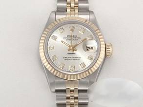 Thumbnail von Rolex Lady-Datejust Edelstahl Gelbgold 750 Diamanten Automatik Gold Stahl Stainless Steel 18kt Yellow Gold Jubilé-band Chronometer Oyster