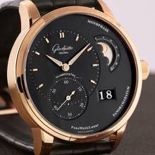 Glashütte Original PanoMaticLunar Black 40mm NEW FULL SET 