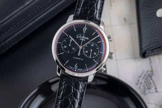  Glashütte Original Sixties Chronograph Senator Sixties Chronograph Ref 1-39-34-02-22-04 Papiere 2013 