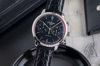 Glashütte Original Sixties Chronograph Senator Sixties Chronograph Ref 1-39-34-02-22-04 Papiere 2013 