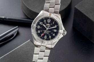  Breitling Superocean 5000ft Edelstahl Automatik Herrenuhr Ref. A17345 