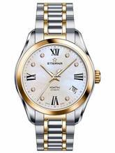  Eterna Kontiki 1260.53.66.1732 Damenuhr KonTiki Automatik Diamant 36mm 10ATM 