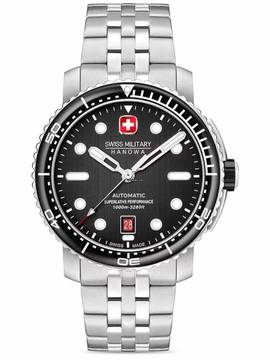  Swiss Military Hanowa SMWGL0002001-SET Herrenuhr Maitre Plongeur Automatik 44mm 100ATM 