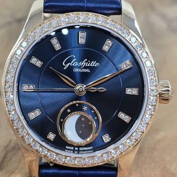 Glashütte Original Lady Serenade Luna 32.5mm Original NEW FULL SET 