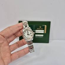 Thumbnail von Rolex Lady-Datejust Ouro Branco & Aço 26mm Automático Completo