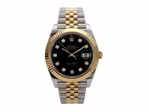 Thumbnail von Rolex Datejust 41 Edelstahl Gelbgold 126333 Schwarz DIA Jubile-Band