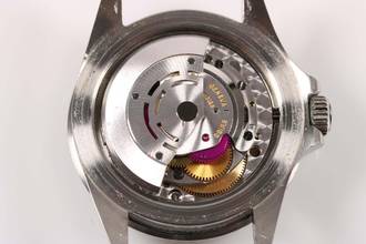 Thumbnail von Rolex Submariner (No Date) ref. 5513 aus 1967 – Traumhafte Vanille-Patina & graue Lünette – Nietenflexband